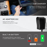 APEMAN 9.5'' Portable DVD Player with Swivel Screen Remote Controller Support SD Card USB DVD AV in/Out Earphone Speaker 5 Hours Built in Rechargeable Battery for TV Kids Car Travel Companion