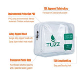 Tsa Approved Clear Travel Toiletry Bag Quart Bags With Zipper For Men Women | Airline 3-1-1 Carry