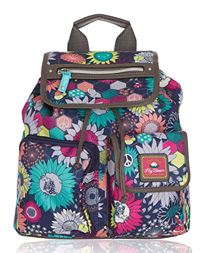 Lily Bloom Riley Multi-Purpose Backpack (Sunflower Peace)