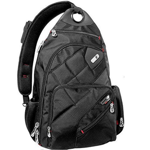Ful Brick House Laptop Sling Backpack Backpack, Black