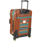 AmeriLeather Odyssey 2 Pc. Carry-On Set (Turquoise)