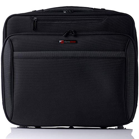 Alpine Swiss Rolling Laptop Briefcase Wheeled Overnight Carry on Bag Up to 15.6 Inches Notebook -