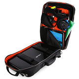 Lencca Quadra Messenger Bag & Backpack For Microsoft Surface Book 13.5 Inch Laptops, Black