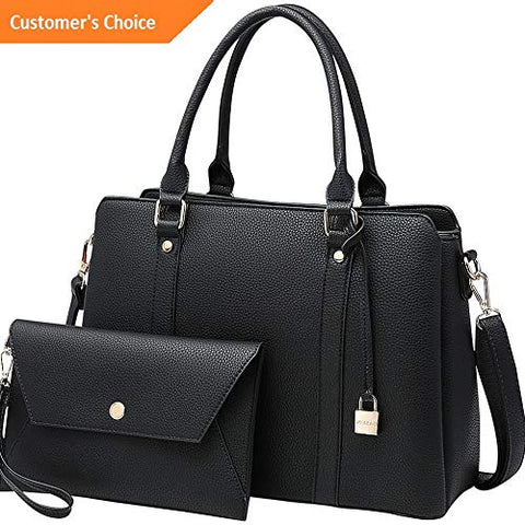 Sandover Dasein Two Tone Satchel with Matching Wallet 9 Colors | Model LGGG - 10246 |