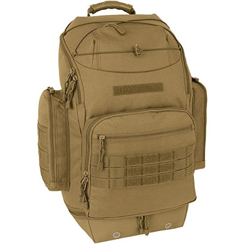 Mercury Tactical Gear Code Alpha Bravo Zulu Pac Operator's Backpack, Basic, Coyote Brown