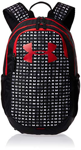 Under Armour Adult Scrimmage Backpack 2.0 , Black (002)/Red , One Size Fits All