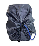 Boardingblue New Airlines Personal Item Under Seat Spinner Hard Luggage (Black) Plus Luggage Cover