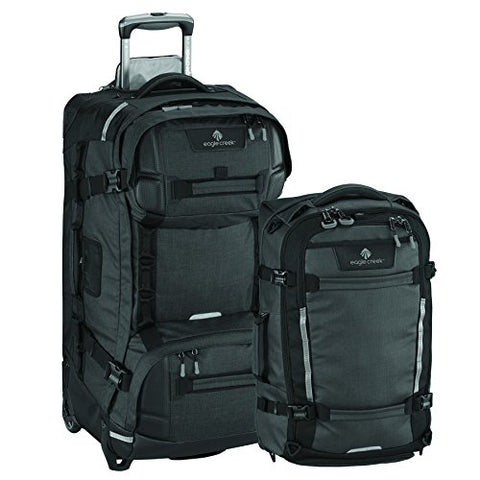 Eagle Creek Gear Hauler Luggage + Orv Trunk 30 Inch Luggage, Asphalt Black
