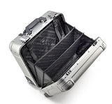 Zero Halliburton Geo Aluminum 3.0 17" Wheeled Travel Briefcase in Silver