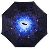 AmaGo Inverted Umbrella – Reverse Double Layer Umbrella, C-Shape Handle & Self-Stand to Spare