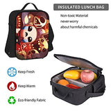 The Bin-Ding Of Is-Aac Backpack Three-Piece Cartoon School Bag With Pencil Case Messenger Lunch Bag