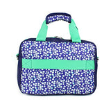 Cloe Toiletry Bag with Dotted Print in Blue Navy Color