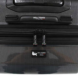 Mia Toro Mia Tor Italy Fonte Hardside 28 Inch Spinner, Silver