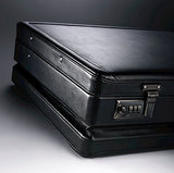 Leather Attache, 17-7/8"X4-1/4"X13", Black, Sold As 1 Each