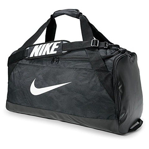 Nike Brasilia 6 Duffel Bag Black/White Size Medium