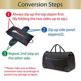 Garment Bag, 37" Golden Pacific 2 In 1 Convertible Travel Duffle Garment Bag.