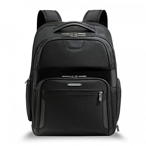 Briggs & Riley @ Work Luggage Clamshell Backpack, Black, One Size