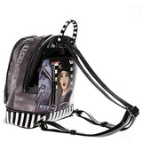 Studded Street Chic Printed Backpack