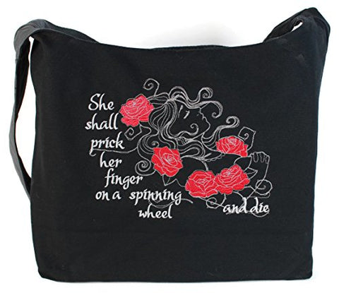Dancing Participle Sleeping Beauty Embroidered Sling Bag