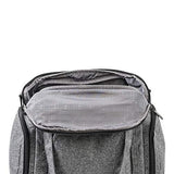 JuJuBe Travel Breast Pump Messenger/Tote Bag Onyx Collection, Gray Matter