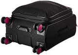 Vera Bradley Iconic Small Spinner Suitcase, Microfiber, Classic Black