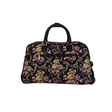World Traveler 21-Inch Carry-On Rolling Duffel Bag, Classic Floral, One Size
