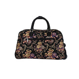 World Traveler 21-Inch Carry-On Rolling Duffel Bag, Classic Floral, One Size