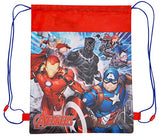 Marvel / Avengers Duffel Travel Bag & Sling Bag Iron Man Black Panther Print