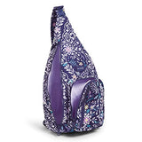 Vera Bradley Recycled Lighten Up Reactive Sling Backpack, Belle Paisley