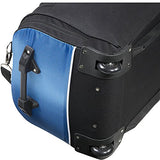 Bellino 30" Rolling Duffel, Black and Blue, One Size