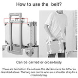 urecity Vintage and Cute Small Suitcase Made with PU Leather and PP - Women and Men Handbag (16", Princess Pink)