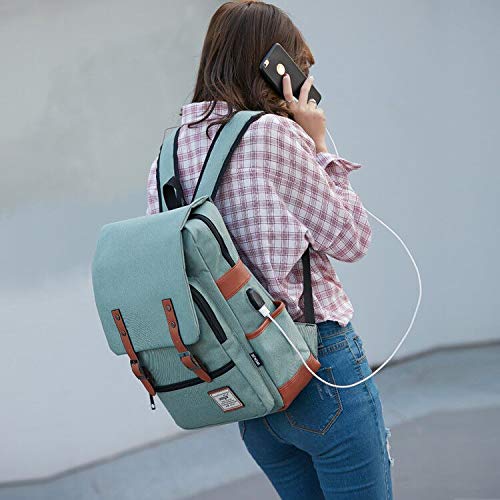 Shop MANCIO Slim Laptop Backpack with USB Cha – Luggage Factory