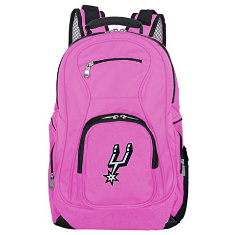 Denco NBA San Antonio Spurs Voyager Laptop Backpack, 19-inches, Pink