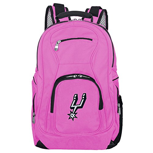 Denco NBA San Antonio Spurs Voyager Laptop Backpack, 19-inches, Pink