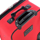 Olympia Let'S Travel 2 Piece Carry-On Luggage Set, Red