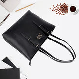 Zysun Laptop Bag,Women Pu Leather Stylish Laptop Tote Briefcase Fit Up To 15.6 In Large Work