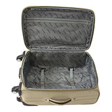 Chariot Milan 3-Piece Lightweight Upright Spinner Luggage Set, Khaki