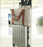 Packable Waterproof Nylon Stripes Foldable Travel Duffle Bag Carry on Travel Luggage Organizer with