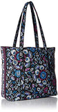 Vera Bradley Iconic Vera Tote, Signature Cotton, Bramble