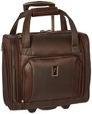 London Fog Kensington Ultra-Lightweight 15Inch 2-Wheel Under The Seat Bag, Bronze