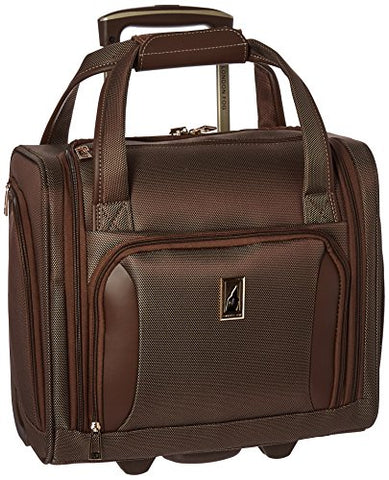 London Fog Kensington Ultra-Lightweight 15Inch 2-Wheel Under The Seat Bag, Bronze