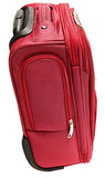 Mancini Leather Goods Wheeled Underseat Carry-on (Red)