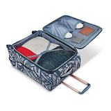 American Tourister Checked-Large, Floral Indigo Sand
