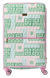 Macbeth Women'S Prepset 28In Rolling Luggage Suitcase Pink, Green