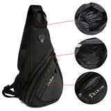 Thikin Packable Shoulder Backpack Sling Chest Crossbody Bag Cover Pack Rucksack For Bicycle Sport