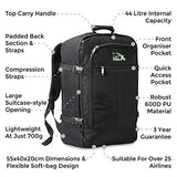 Cabin Max️ Metz Backpack for Men and Women Flight Approved Carry On Luggage Bag Massive 44 Litre