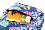 hotstyle TRENDYMAX Backpack Cute for School | 16"x12"x6" | Holds 15.4-inch Laptop | Plaid Patch Pattern
