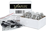 Vivaplex, 12, Clear, 1 oz Glass Bottles, with Glass Eye Droppers