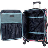 Tommy Bahama 4 Piece Lightweight Expandable Luggage Suitcase Set, Hibiscuss Print