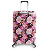 Bebe Women'S Luggage Marie 29" Hardside Check In Spinner, Black Floral Print
